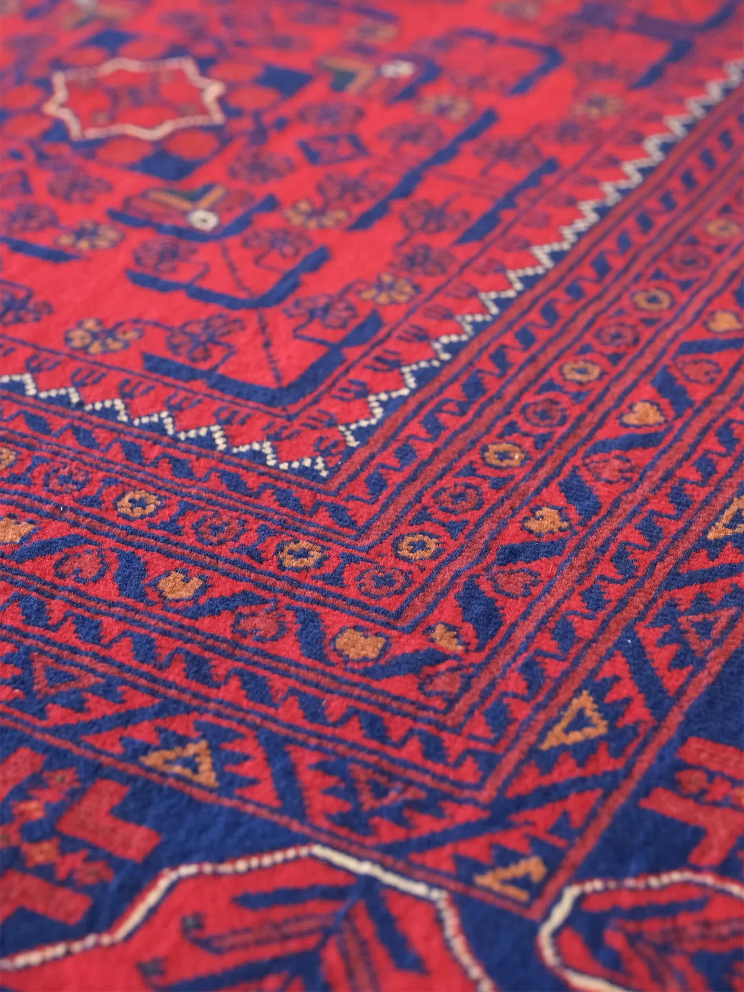 Afgan Halı   %100 Saf Yün   2.92× 2.00 =5.84m2  50x50 ilmek