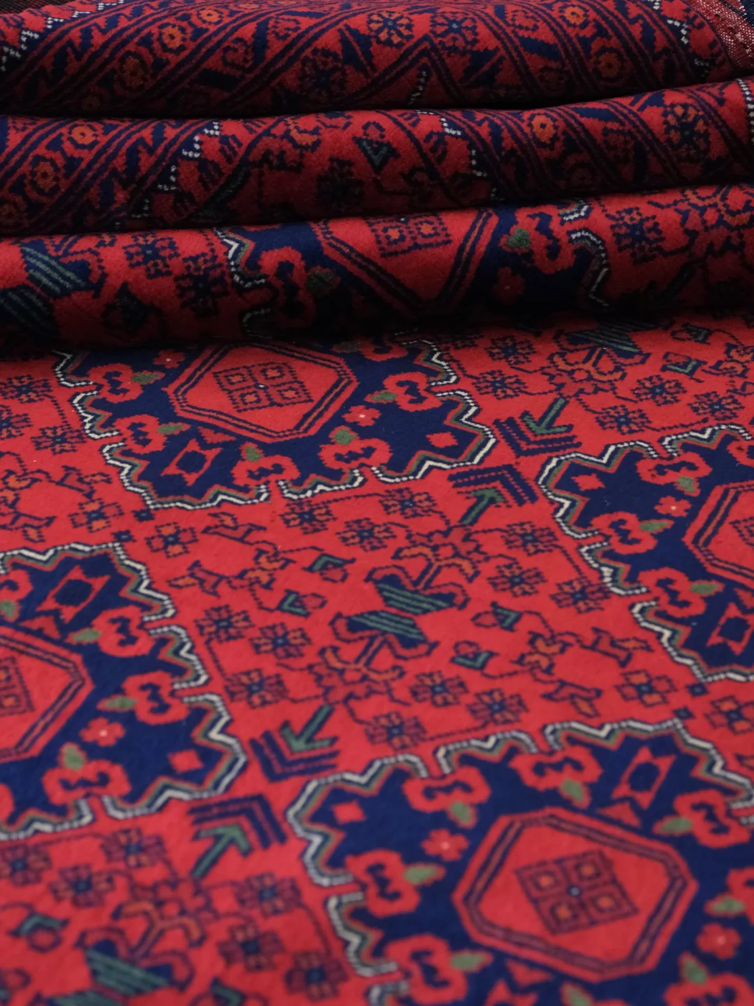 Afgan Halı   %100 Saf Yün   2.91× 1.95 =5.67m2  50x50ilmek