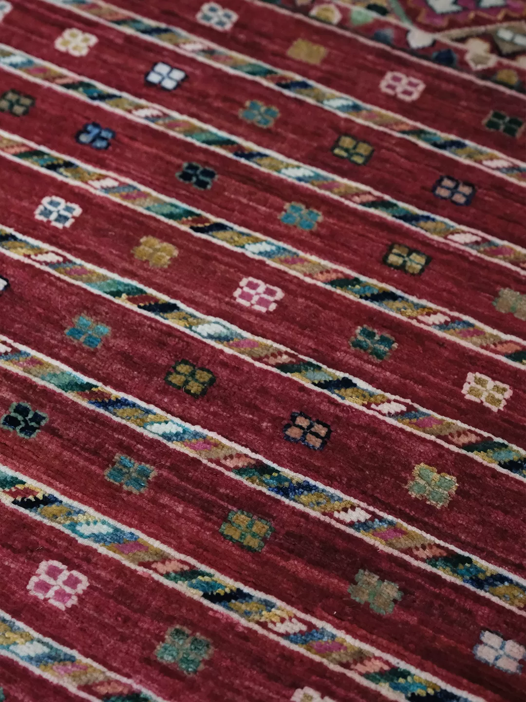 Afgan El Dokuma Yolluk   %100 Saf Yün   2.91× 0.81 =2.36 m2