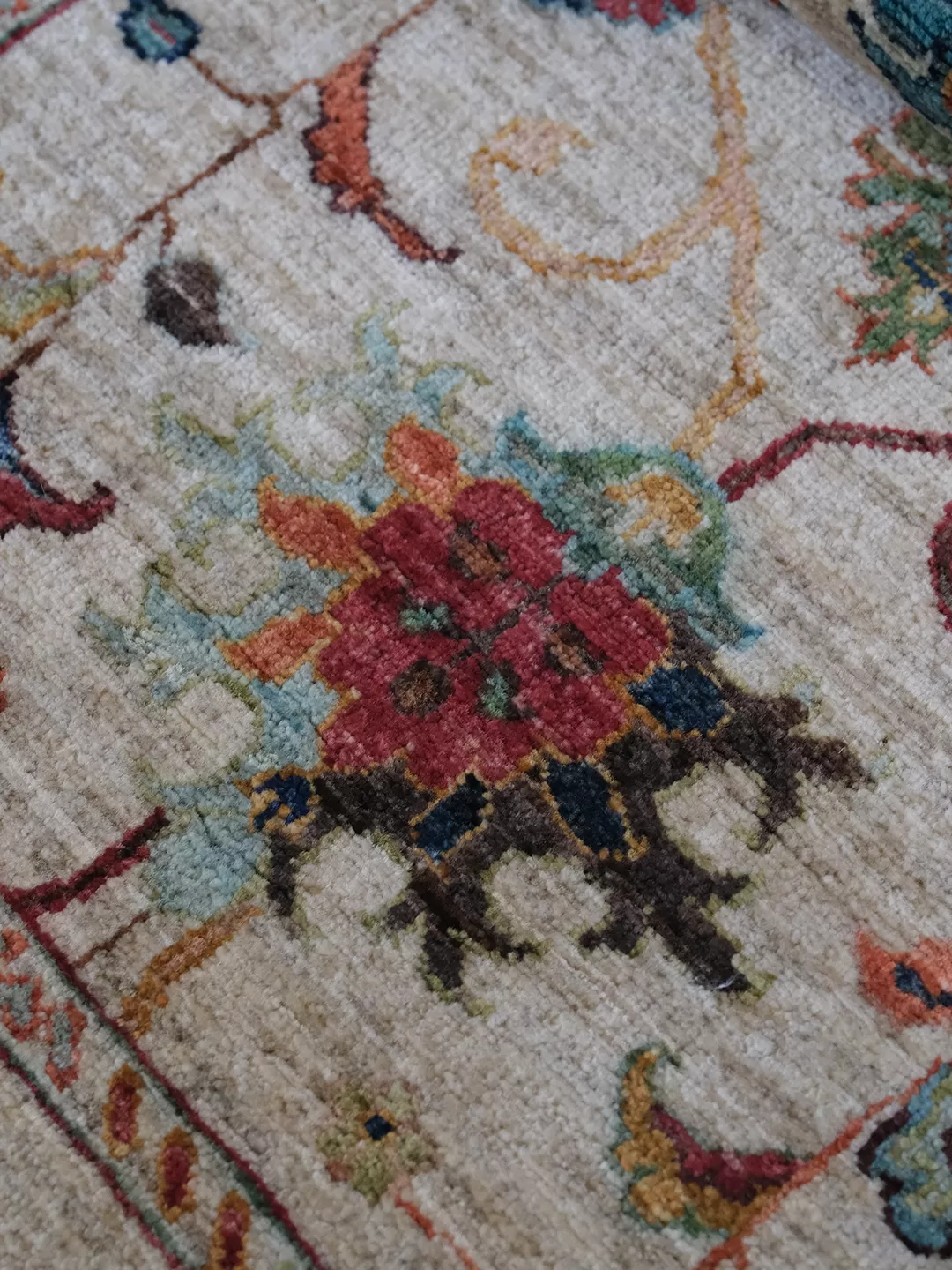 Afgan El Dokuma Yolluk   %100 Saf Yün   2.59× 2.113 =2.36 m2