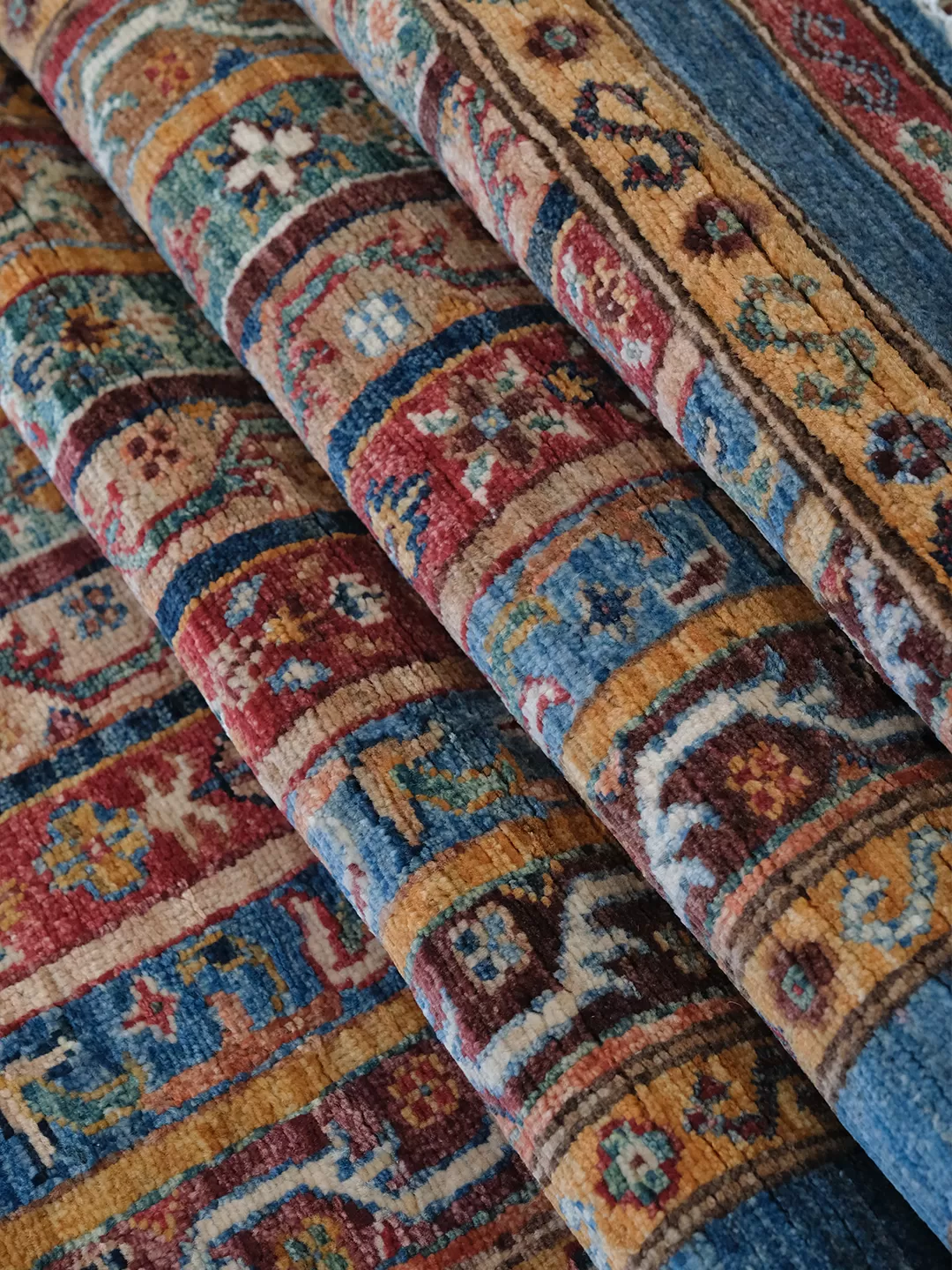 Afgan El Dokuma Yolluk   %100 Saf Yün   3.05× 0.80 =2.44 m2