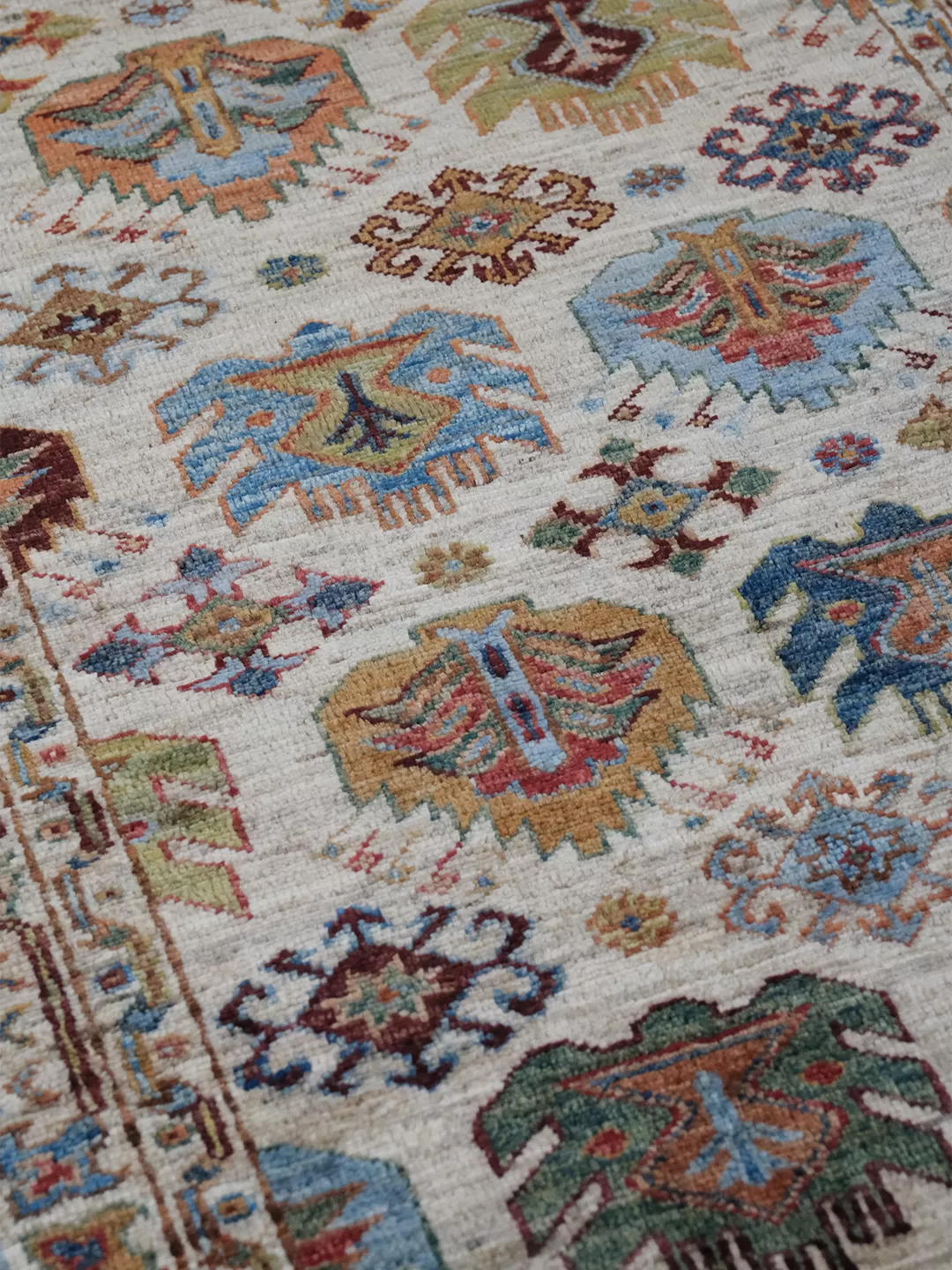 Afgan El Dokuma Yolluk   %100 Saf Yün   2.96× 0.86 =2.54 m2