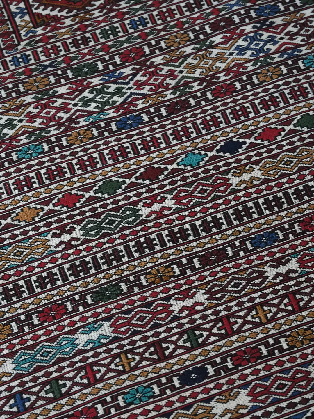 Afgan El Dokuma Herat Kilim   %100 Saf Yün   2.03x1.33=2.70m2