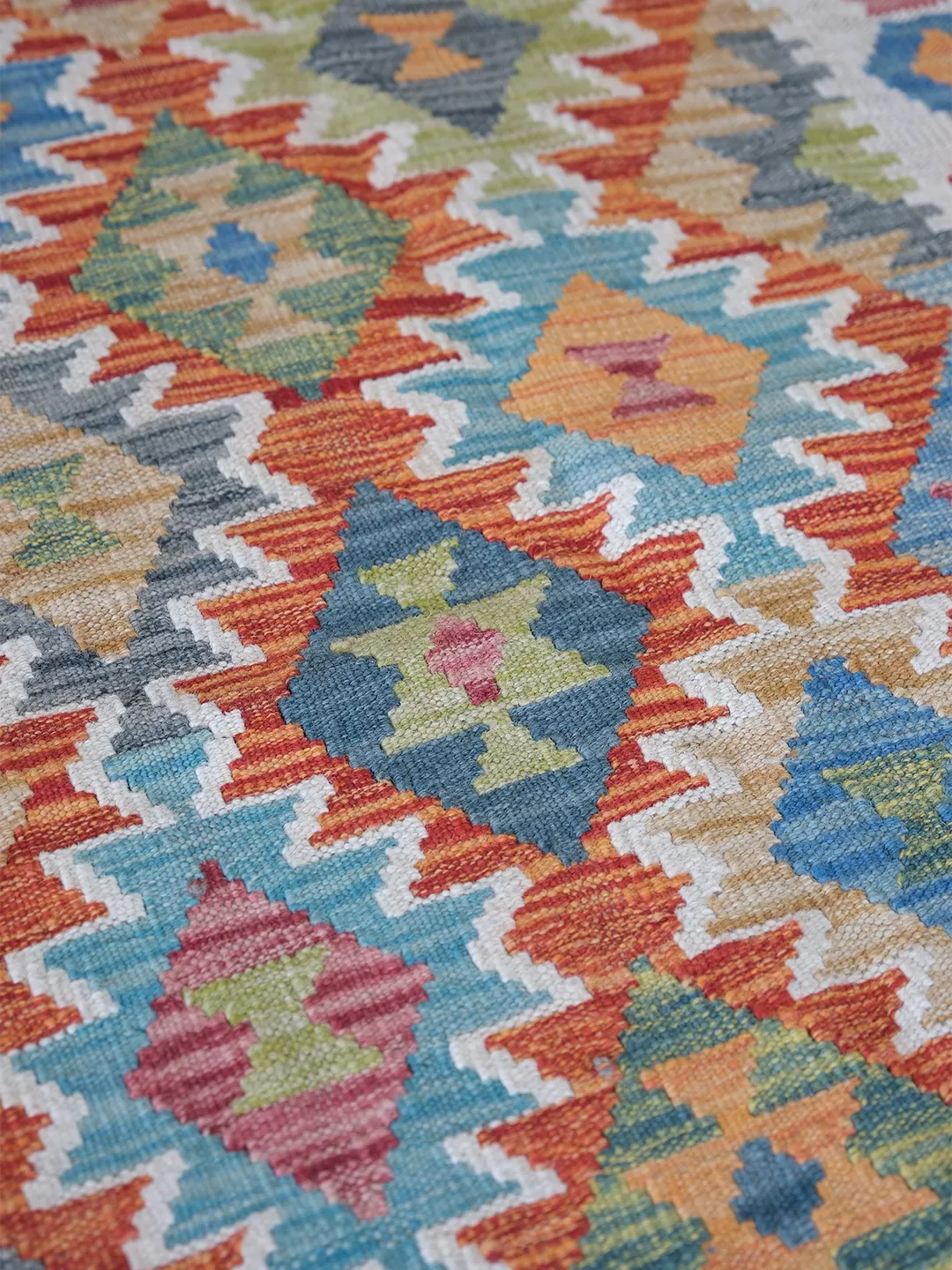Afgan El Dokuma Maimana Kilim   %100 Saf Yün   1.87x0.79=1.49m2