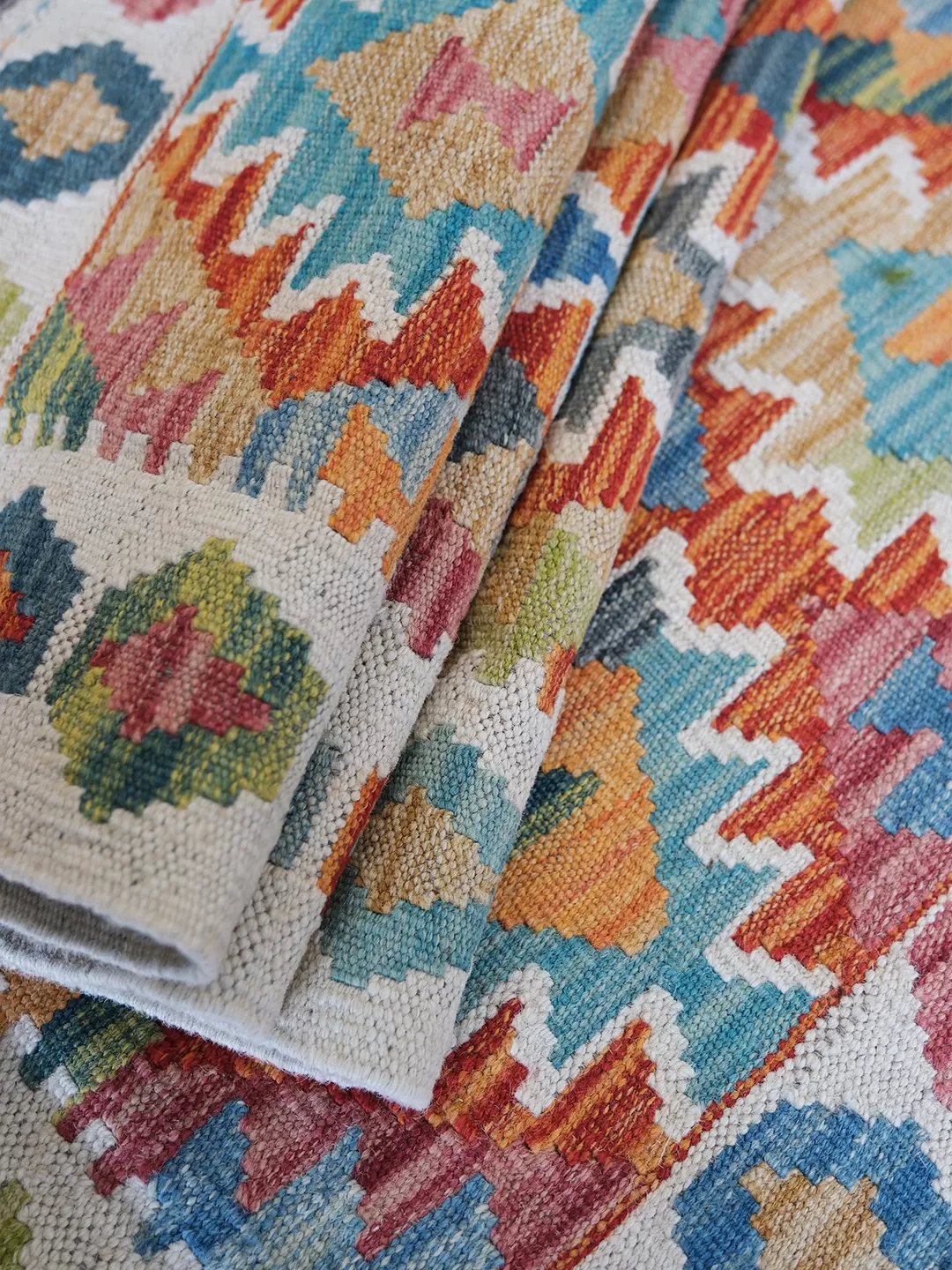 Afgan El Dokuma Maimana Kilim   %100 Saf Yün   1.87x0.79=1.49m2