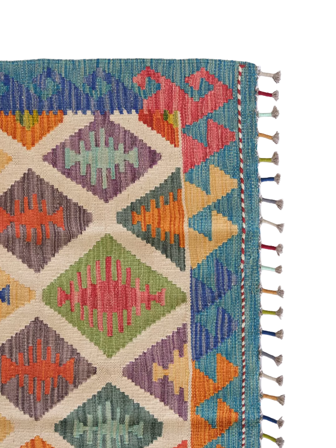 Afgan El Dokuma Maimana Kilim   %100 Saf Yün   2.91x0.80=2.32m2