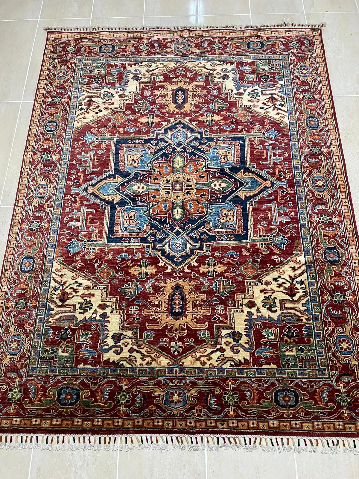 Afgan Halı  %100 Saf Yün  1.80x.1.23= 2.21m2  35x40 ilmek