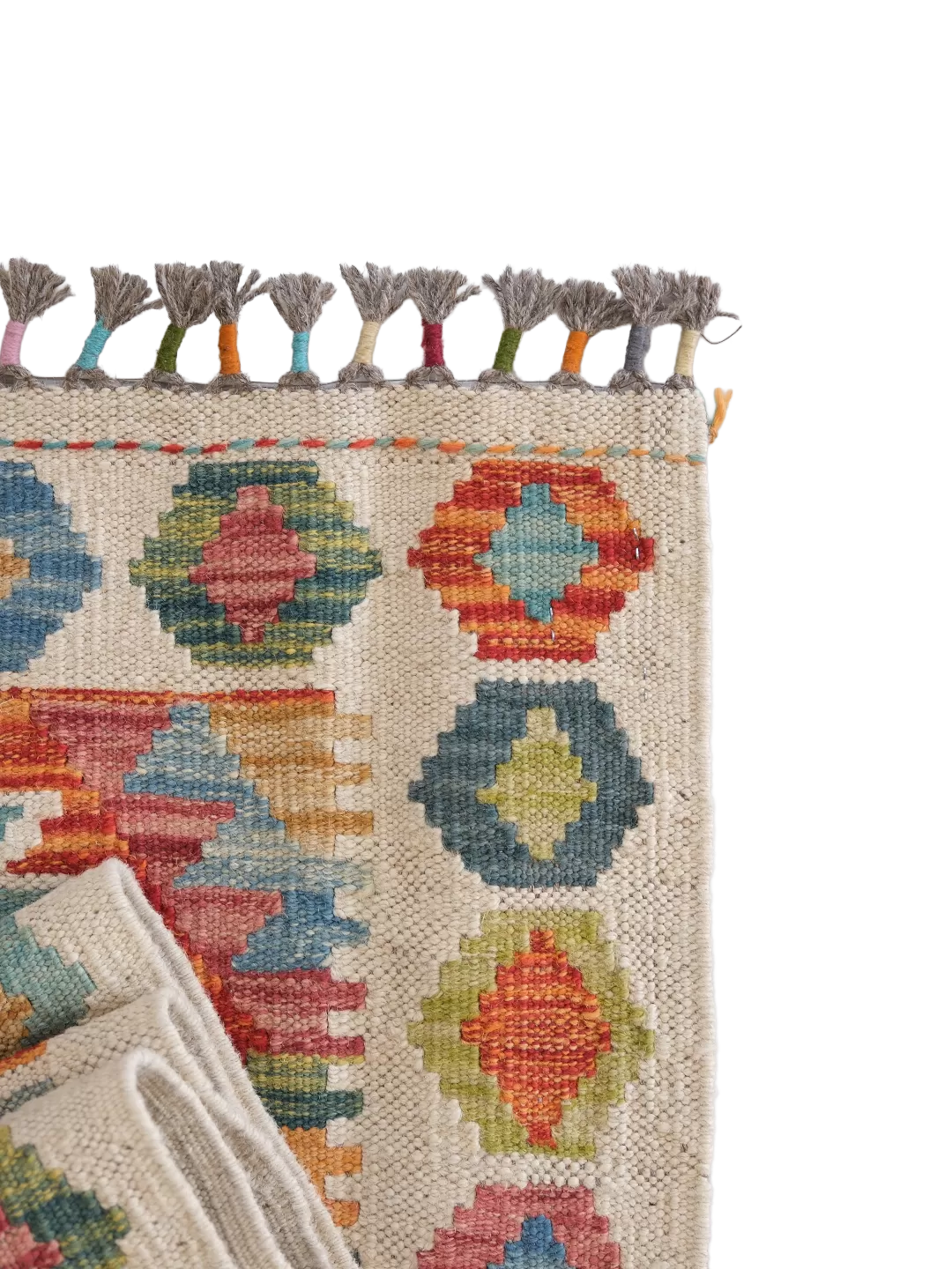 Afgan El Dokuma Kilim   %100 Saf Yün   1.87x0.79=1.47m2