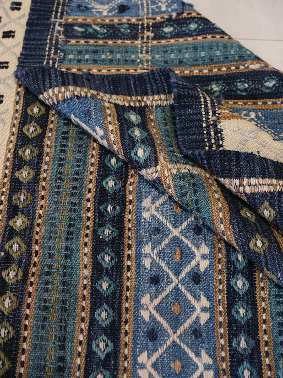 El Dokuma Kilim %100 Saf Yün 2.49x1.66=4.13m2