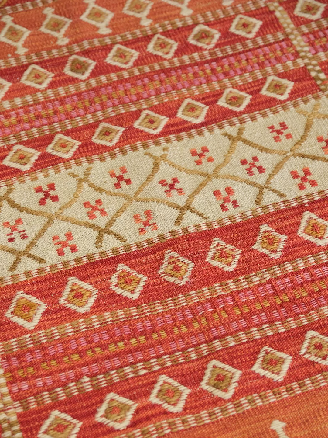 El Dokuma Kilim %100 Saf Yün 1.51x1.06=1.60m2