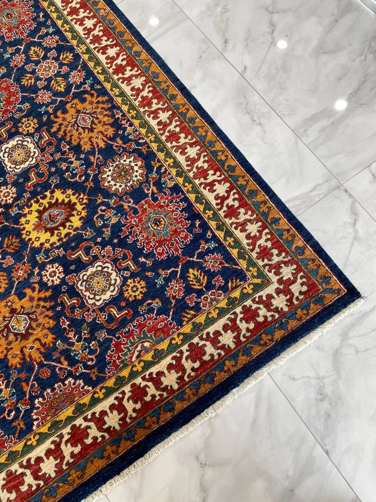 Afgan El Dokuma Sultani Halı       2.85x1.98=5.64m2       %100 Saf Yün   35x40 ilmek