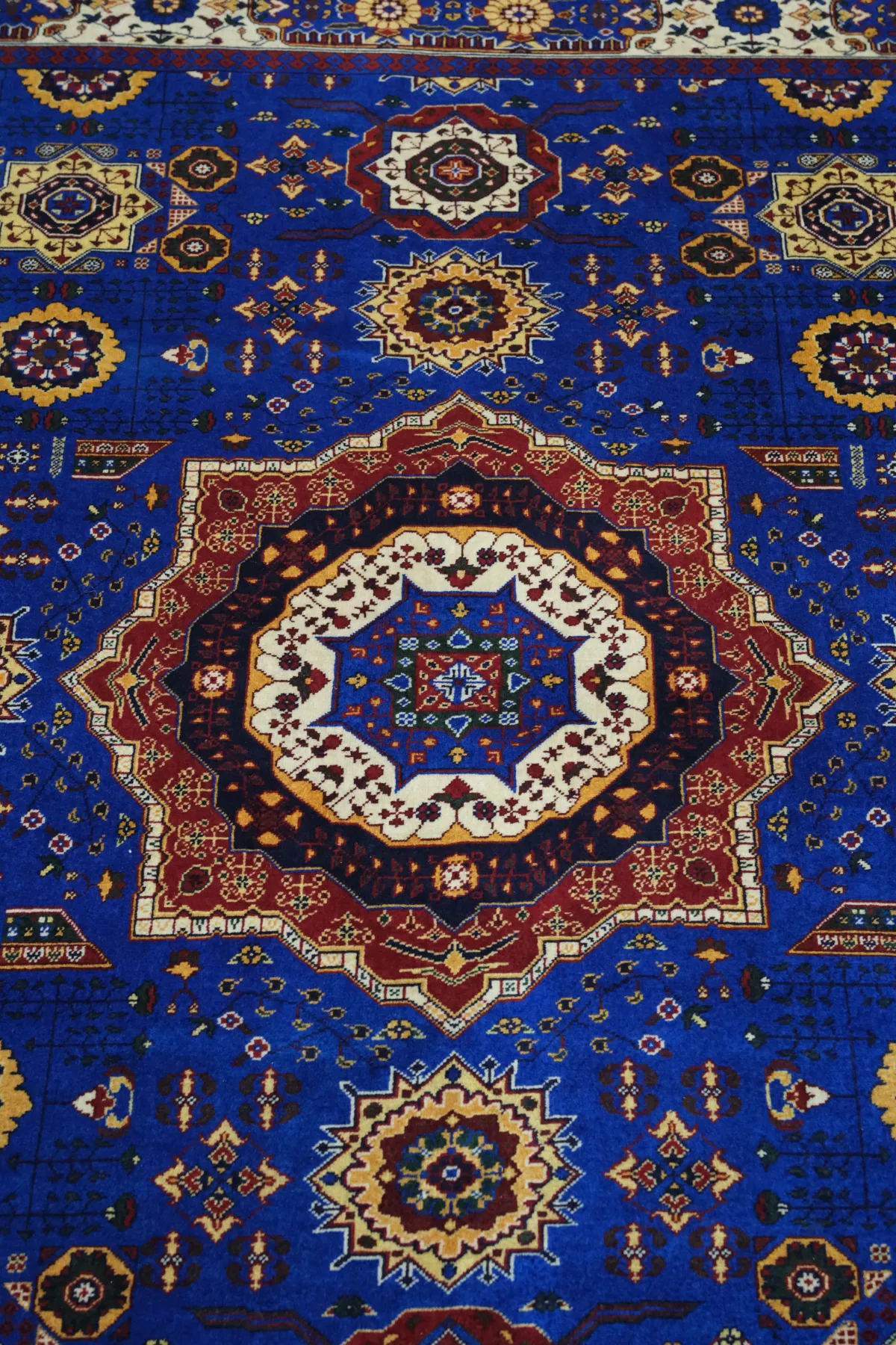 Afgan Memlük Halı  %100 Saf Yün  2.00x.1.53= 3.06m2  50x50 ilmek