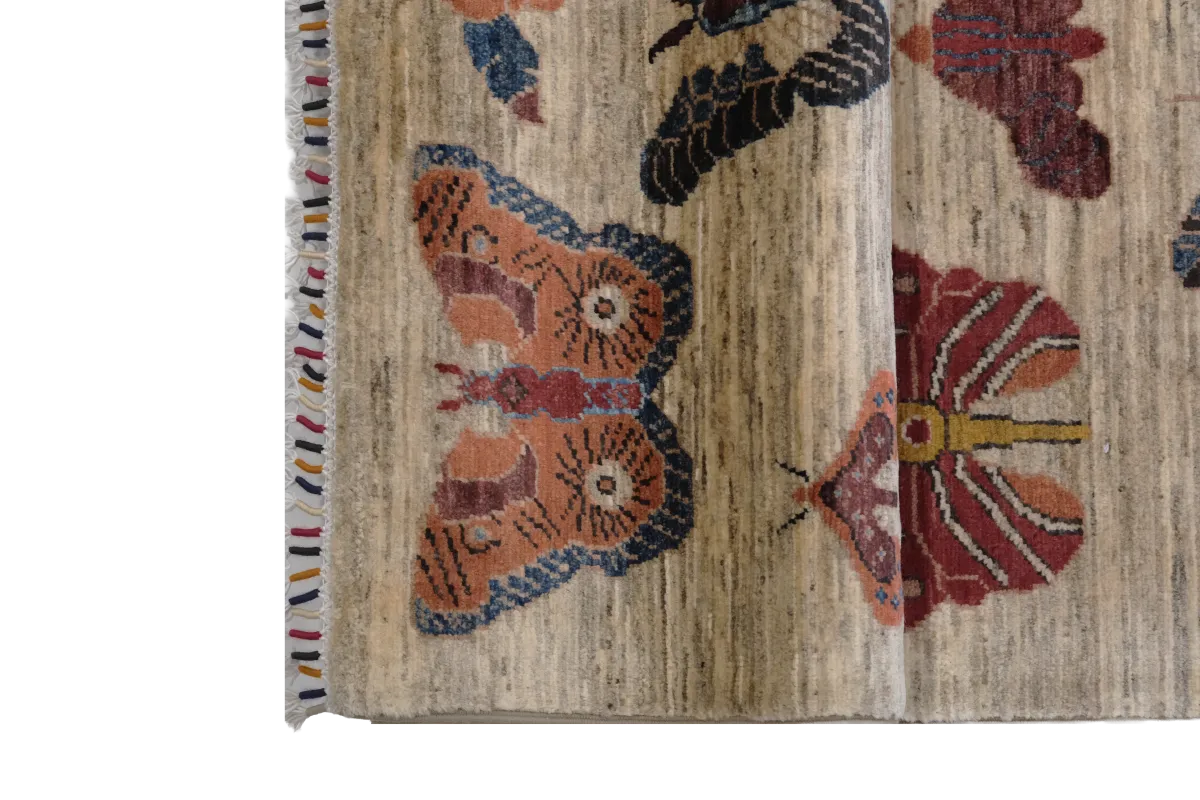 Afgan Halı  %100 Saf Yün  1.98x.1.51= 2.98m2  35x40 ilmek