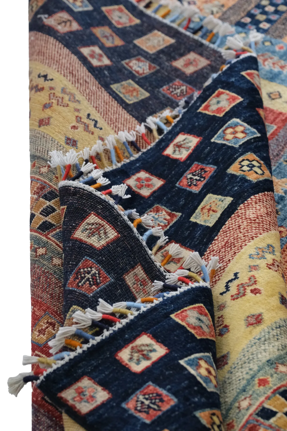 Afgan Halı  %100 Saf Yün  1.85x.1.27= 2.30m2  35x40 ilmek